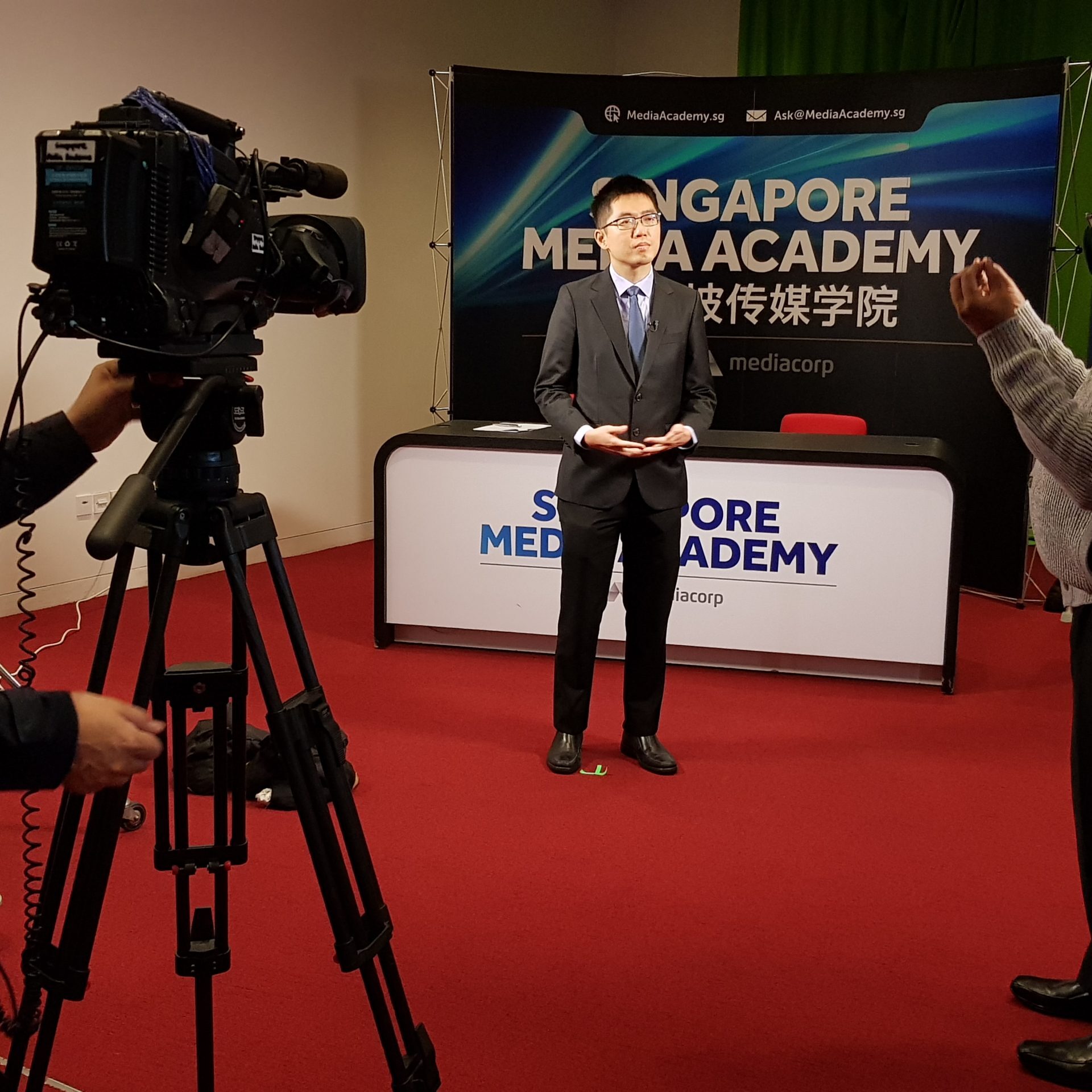 Lawrence At the Singapore Media Academy