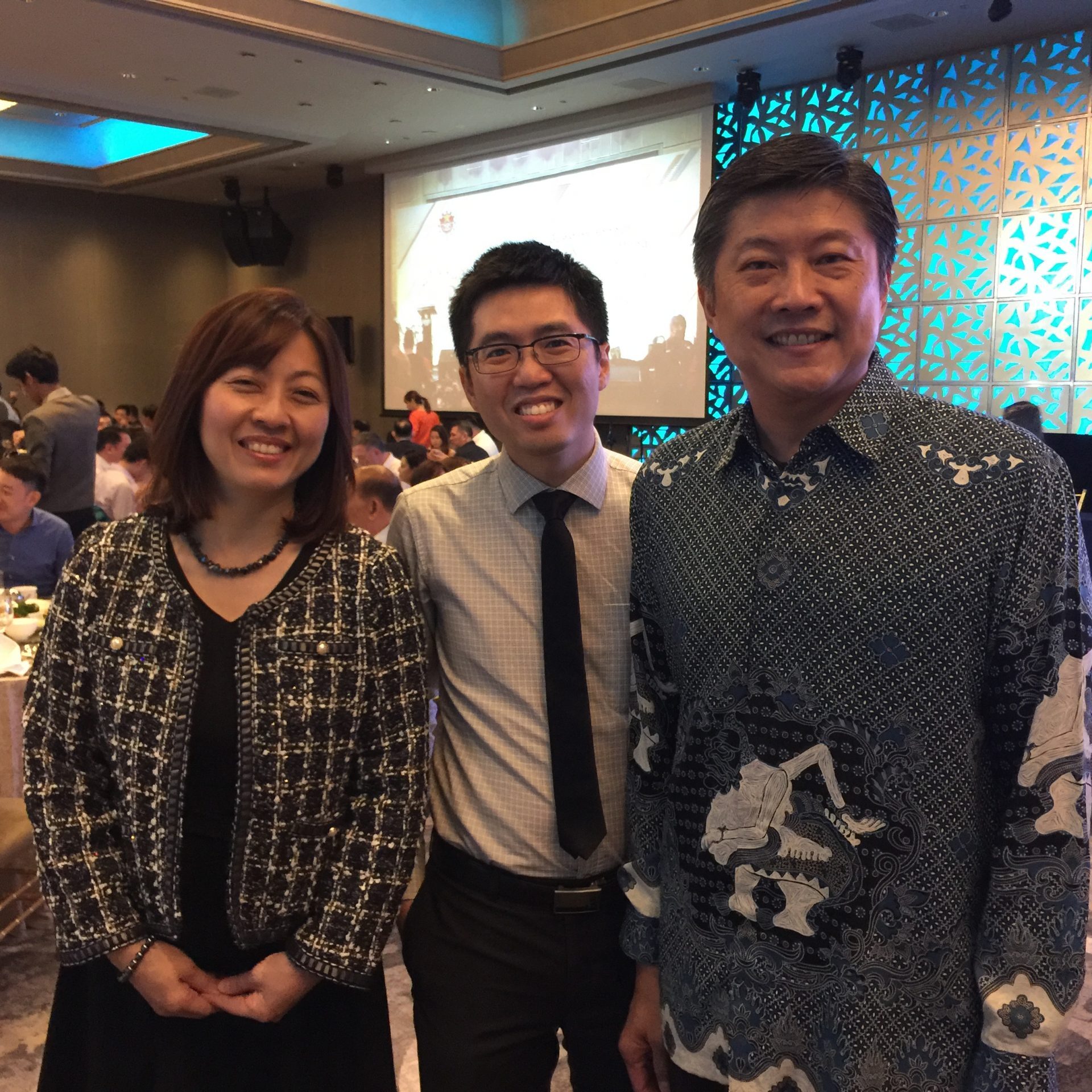 Lawrence and NTUC Secretary-General Mr Ng Chee Meng at SMMWU 60th Anniversary Annual Dinner 2019